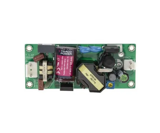 63-7380-56　TRACCOPOWER30W1输出嵌入式开关模式电源SMPS,2.5A,12V直流医疗认证开架式　TPP 30-112A-J