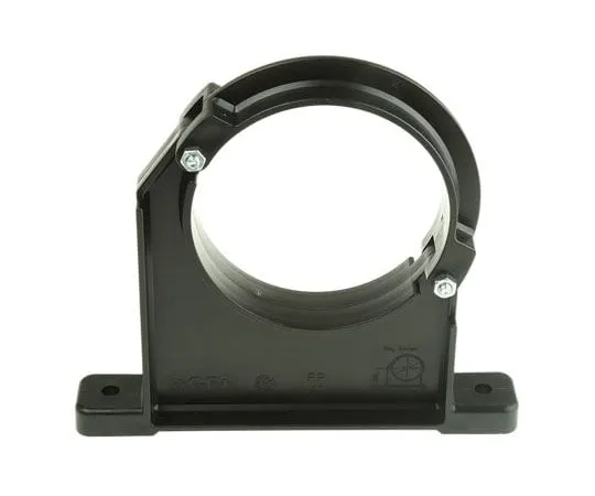 63-7458-55　Georg Fischer PP黑色管夹120mm, 9mm　167060064