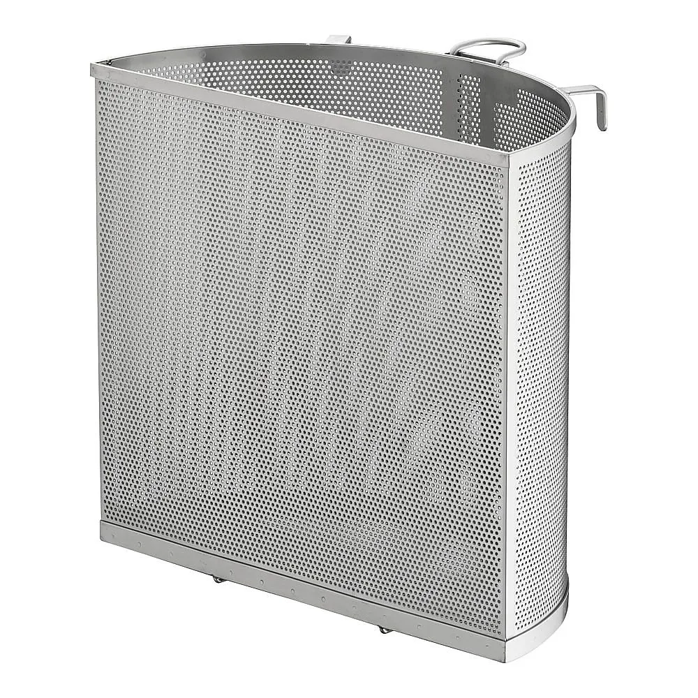 62-6452-34　Eco Clean Punch Half Round Soup Sorting Zaru 39 cm UK18-8