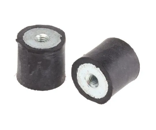 63-7477-91　FIBET1615DD04-6015 mm冲击M4 16mm直径25.8kg压缩载荷3mm,雌雄天然橡胶　1615DD04-60