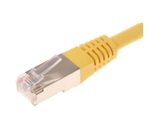 63-7473-70　取消选择Forgets Yellow PVC Cat5 Cable FTP, 500mm MaleRJ45/MaleRJ45　CR503B05CJN