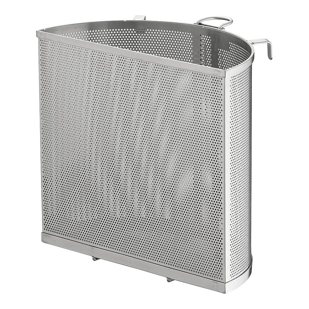 62-6452-33　Eco Clean Punch Half Round Soup Sorting Zaru 36 cm UK18-8