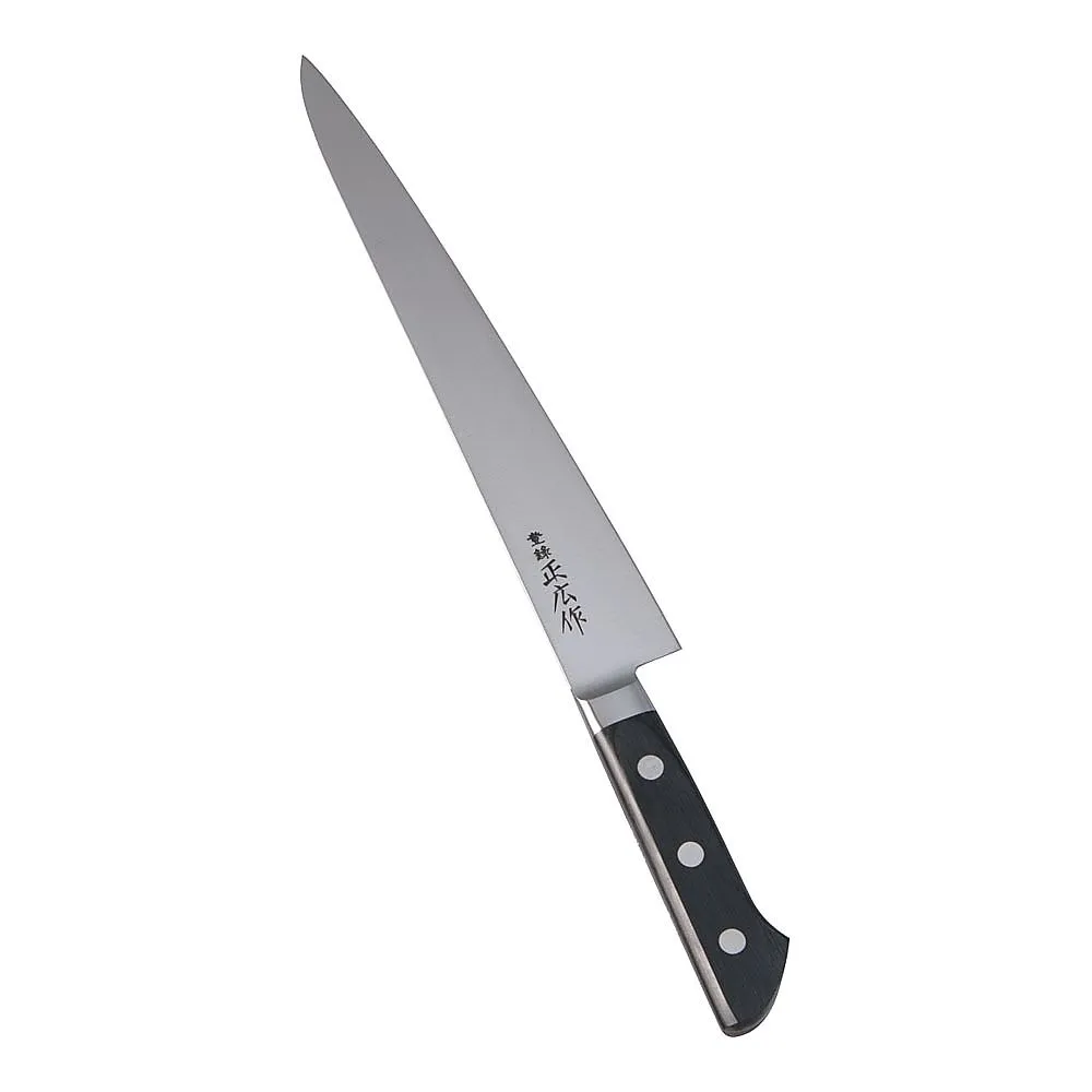 62-6413-30　Masahiro Main Japanese Steel Striped 24 cm　13017