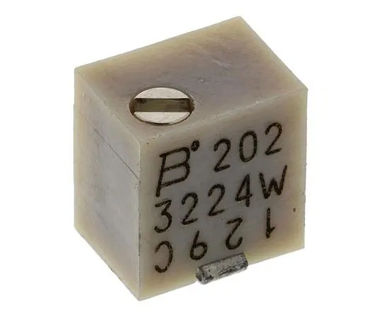 63-7351-26　2kΩSMD微调电位器0.25W顶部调节阀3224系列　3224W-1-202E