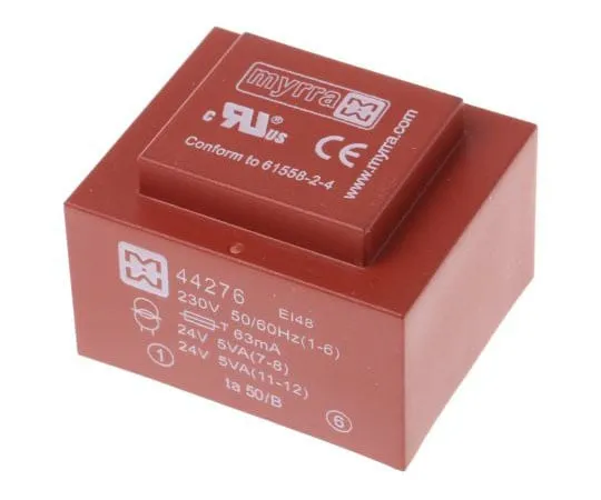 63-7399-19　24V交流2输出通过孔PCB变压器，10VA　44276