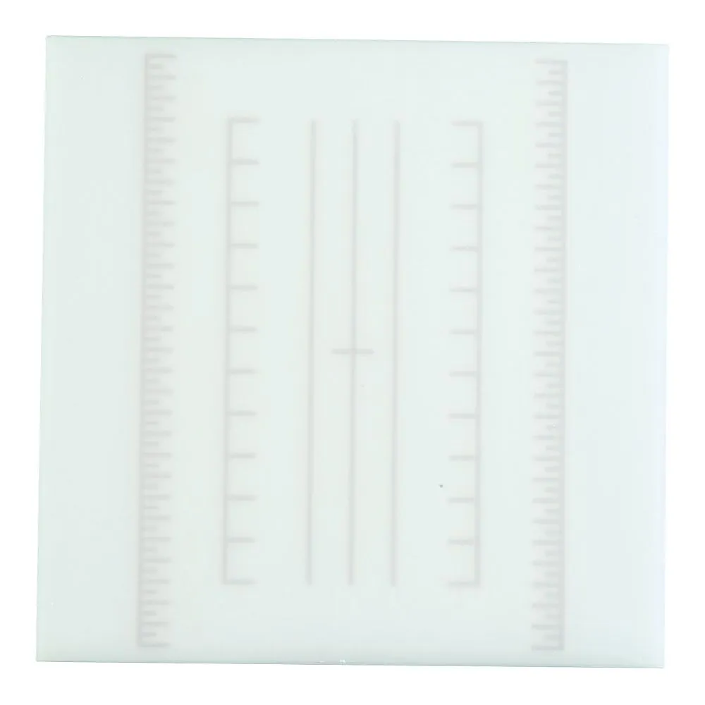 62-6434-53　Laminated Graduated Cutting Board Square M Blue for Cooking