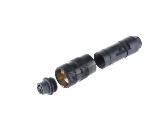 63-7455-81　固定器723系列微型电缆安装连接器，8个触点插头　09-0172-25-08