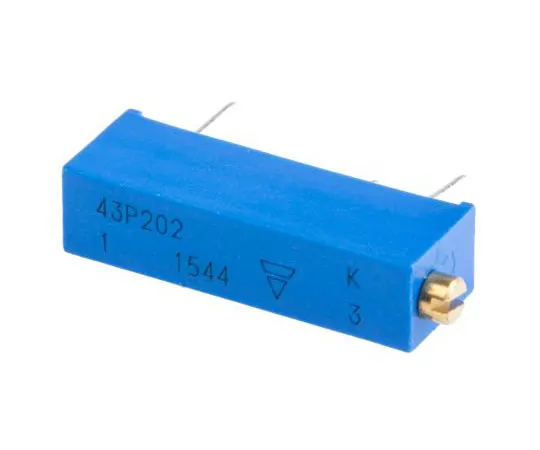 63-7349-68　2kΩ通孔微调电位器0.5W侧调节Vishay43P系列　M43P202KB40