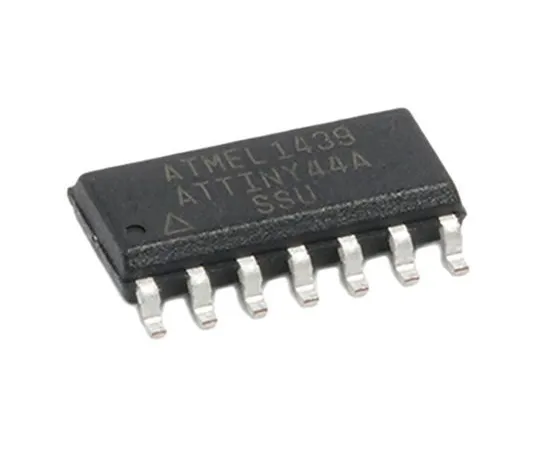 63-7029-11　微芯片技术ATTINY44A-SSU,8位AVR微控制器，20MHz,4kB闪存，14引脚SOIC　ATTINY44A-SSU