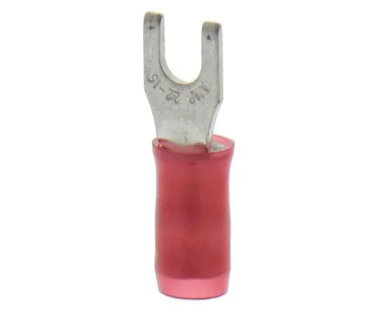63-7383-31　TEConnectivityPIDG系列绝缘压痕铁锹连接器，0.3mm2至1.4mm2,22AWG至16AWG,M2.5螺柱尺寸尼龙，红色　130521
