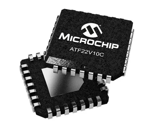 63-7014-80　Microchip TechnologyATF22V10C-15JU, SPLD简单可编程逻辑器件ATF22V10C 350 Gates, 10 Macro Cells, 10 I/O,　ATF22V10C-15JU