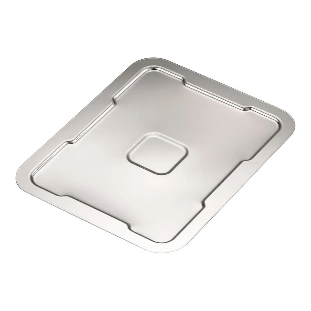 62-6368-91　TKG Stainless Steel Square Butt Lid for 18 Sheets (1 Sheet)