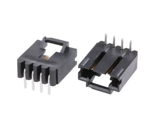 63-7358-70　TE连通性AMPMODU MTE,4路，1列，直角PCB头　5-104935-1