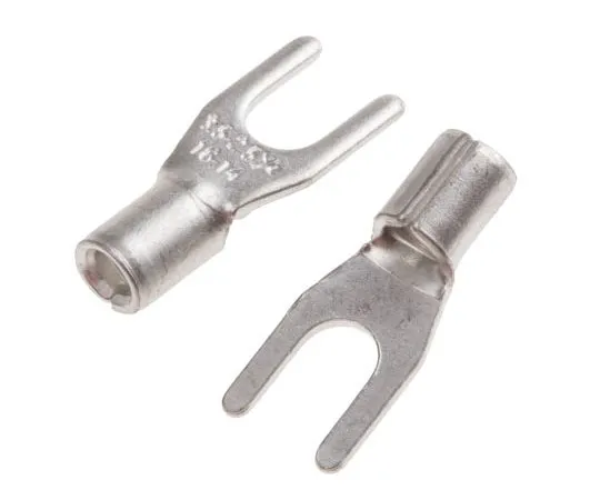 63-7423-63　RS PRO无绝缘压痕铁锹连接器，1.5mm2至2.5mm2,16AWG至14AWG,M3.5螺柱尺寸　208-2672