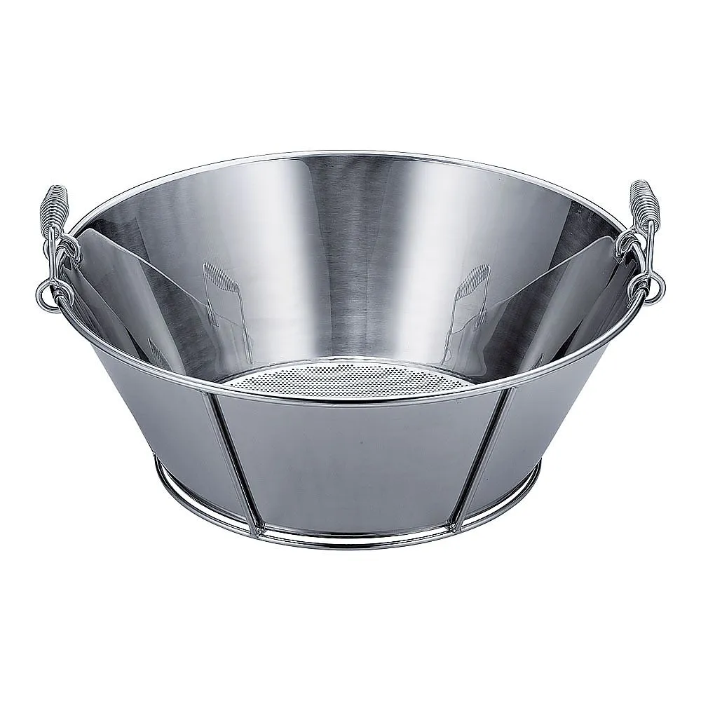 62-6401-68　Deep Fried Zaru/Punching Bottom 55 cm (Hole Diameter Φ2.2 mm)