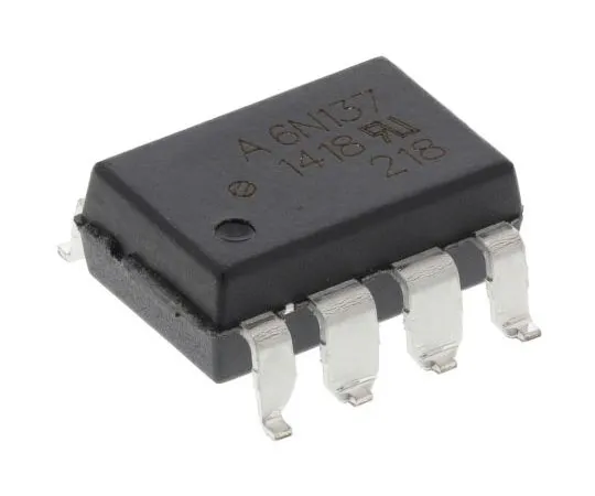 63-7358-50　Broadcom,6N137-300E直流输入晶体管输出光电耦合器，表面贴装，8针DIP　6N137-300E