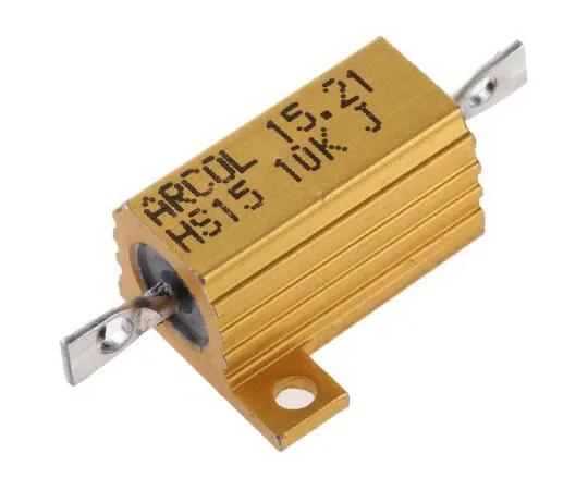63-7449-65　ArcolHS15系列铝合金厚板轴向线材贴装电阻，10kΩ±5% 15W　HS15 10K J