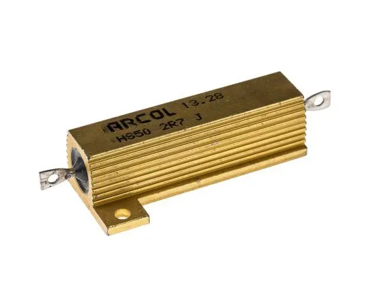 63-7363-30　ArcolHS50系列铝包轴丝壁板贴装电阻，2.7Ω±5% 50W　HS50 2R7 J