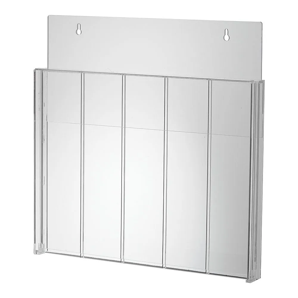 62-6435-67　Acrylic Kitchen Knife Stand (Nailing Type) Clear Color