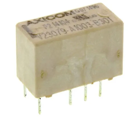 63-7451-53　TE Connectivity DPDTNon-LatchingRelay PCB Mount,12V直流线圈，5A　V23079A1003B301