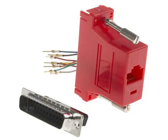 63-7488-33　RS PRO 25 WayD-subFemale,RJ45Female Adapter　314-8133