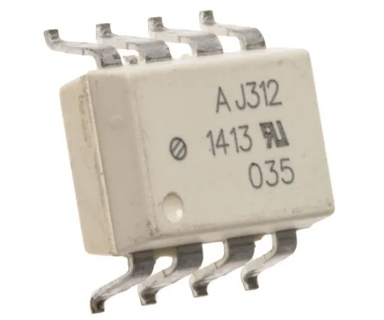 63-7358-52　Broadcom,HCPL-J312-300E直流输入晶体管输出光电耦合器，表面贴装，8针DIP　HCPL-J312-300E