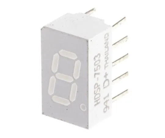 63-7352-42　HDSP-7503-CD000Broadcom 7段LED显示屏，CC红色5.4 mcd RH DP 7.6毫米　HDSP-7503-CD000