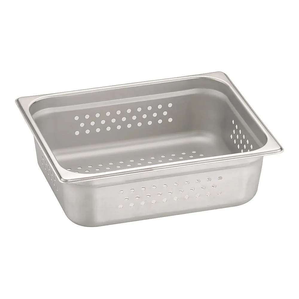 62-6359-33　18-8 Gastronomic Hole Pan 1/2 100 mm　AGS0714