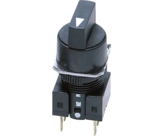 62-4763-10　旋钮式选择开关 (圆形) (圆体Φ16) A165W　A165W-T2MG-24D-1