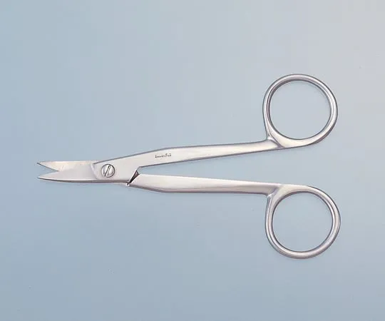 2-542-01　［已停用］剪刀小弯剪刀两把锋利的金冠NO.16　No.16