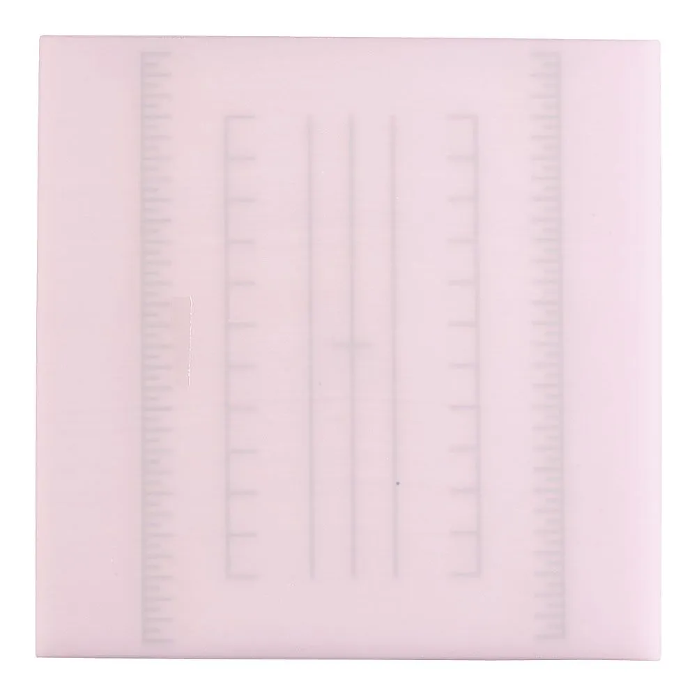 62-6434-52　Laminated Graduated Cutting Board Square M Pink for Cooking