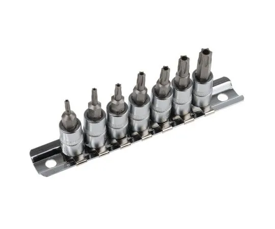 63-7455-95　RS Pro Torx驱动器位7个，T10,T15,T20,T25,T30,T40,T8　262-0224