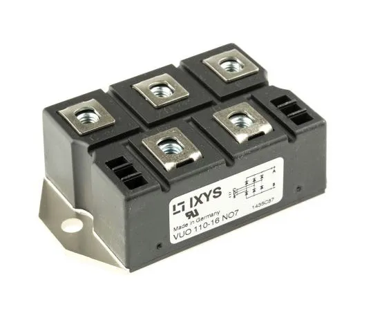 63-7359-53　IXYSVUO110-16NO7,3相桥整流模块，127A1600V,5针PWSE1　VUO110-16NO7
