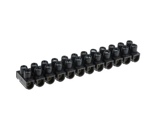 63-7462-92　Legrand 0 342 11 Terminal Strip, Straight, 12way, 2 Row,24A, 400 V,长度94mm, Black　0 342 11