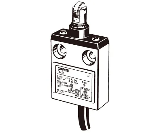 62-4827-31　小型限位开关D4C　D4C-5233