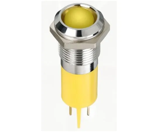 63-7039-75　RS PRO黄色指示器，24 V直流，14mm安装孔尺寸，紧固件，焊条终止，IP67　134-5548