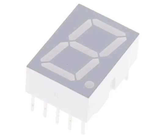 63-7361-96　HDSP-5553Broadcom 7段LED显示屏，CC红色1.48 mcd RH DP 14.2毫米　HDSP-5553