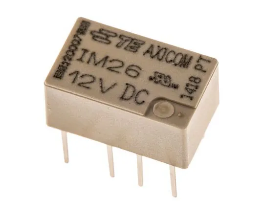 63-7360-85　TE Connectivity DPDTNon-LatchingRelay PCB Mount,12V直流线圈，2A　IM26TS