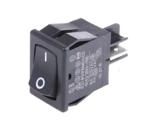 63-7418-93　卡林开关双极单抛 (DPST) ，锁定摇杆开关面板安装　621-159190ENXRS