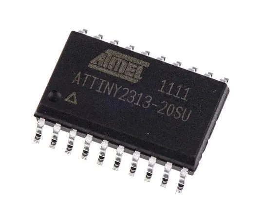 63-7028-61　微芯片，8位AVR微控制器，20MHz,2kB闪存，20针SOIC　ATTINY2313-20SU