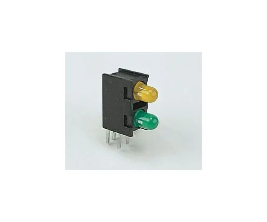 63-7331-39　Schurter0035.9675.2,绿色和红色右角PCB LED指示灯　0035.9675.2