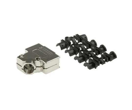 63-7490-17　MH连接器MHD45PK系列ABS角形D-sub连接器背壳，15路，抗应变　D45PK15-K