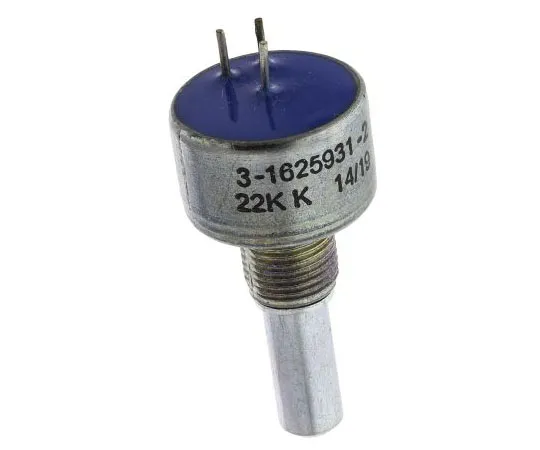 63-7349-82　TEConnectivity 1钢旋转电位器，直径6.35毫米。轴，22kΩ，±10%，2W,线性404802692039　404802692039