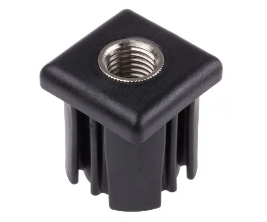 63-7439-17　RS PRO方形尼龙螺纹插管，M16, 40 x 40 x 43mm,静载容量1000kg　235-0975
