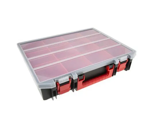 63-7366-75　RS Pro 12黑色单元，红色聚丙烯单元盒，77 (内) mm, 91 (外) mm x 396 (内) mm, 416　136-8905