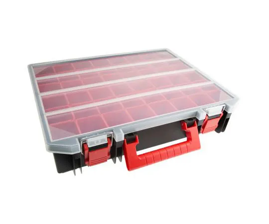 63-7366-77　RS Pro 48黑色单元，红色聚丙烯单元盒，77 (内) mm, 91 (外) mm x 396 (内) mm, 416　136-8907