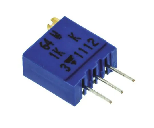 63-7379-22　1kΩ通孔微调电位器0.5W顶部调整Vishay64W系列　M64W102KB40