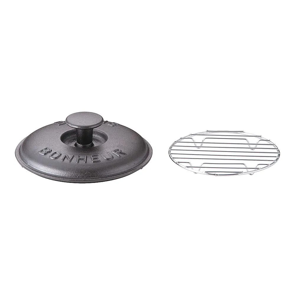 62-6349-98　Iron Cast Skillet Lid (w/Net) 3922 15 cm