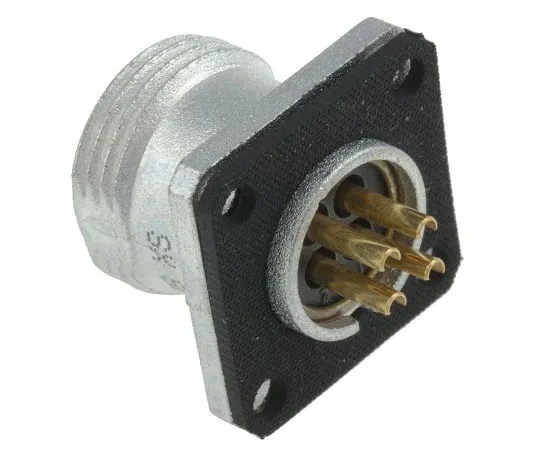 63-7408-02　AmphenolSL61系列面板安装连接器，4个触点插头　SL EM 14 V