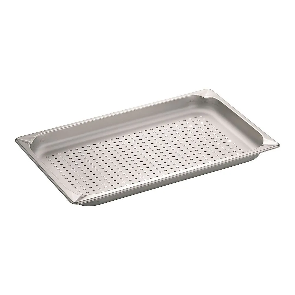 62-6360-68　KINGO Stainless Steel Hole Hotel Pan 1/1 x 40　11040PS